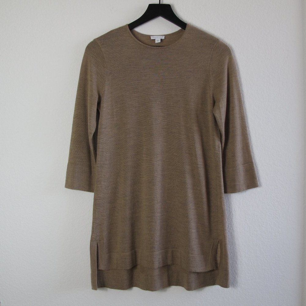 J.JILL 100% Merino Wool Beige Sweater - Picture 2 of 11